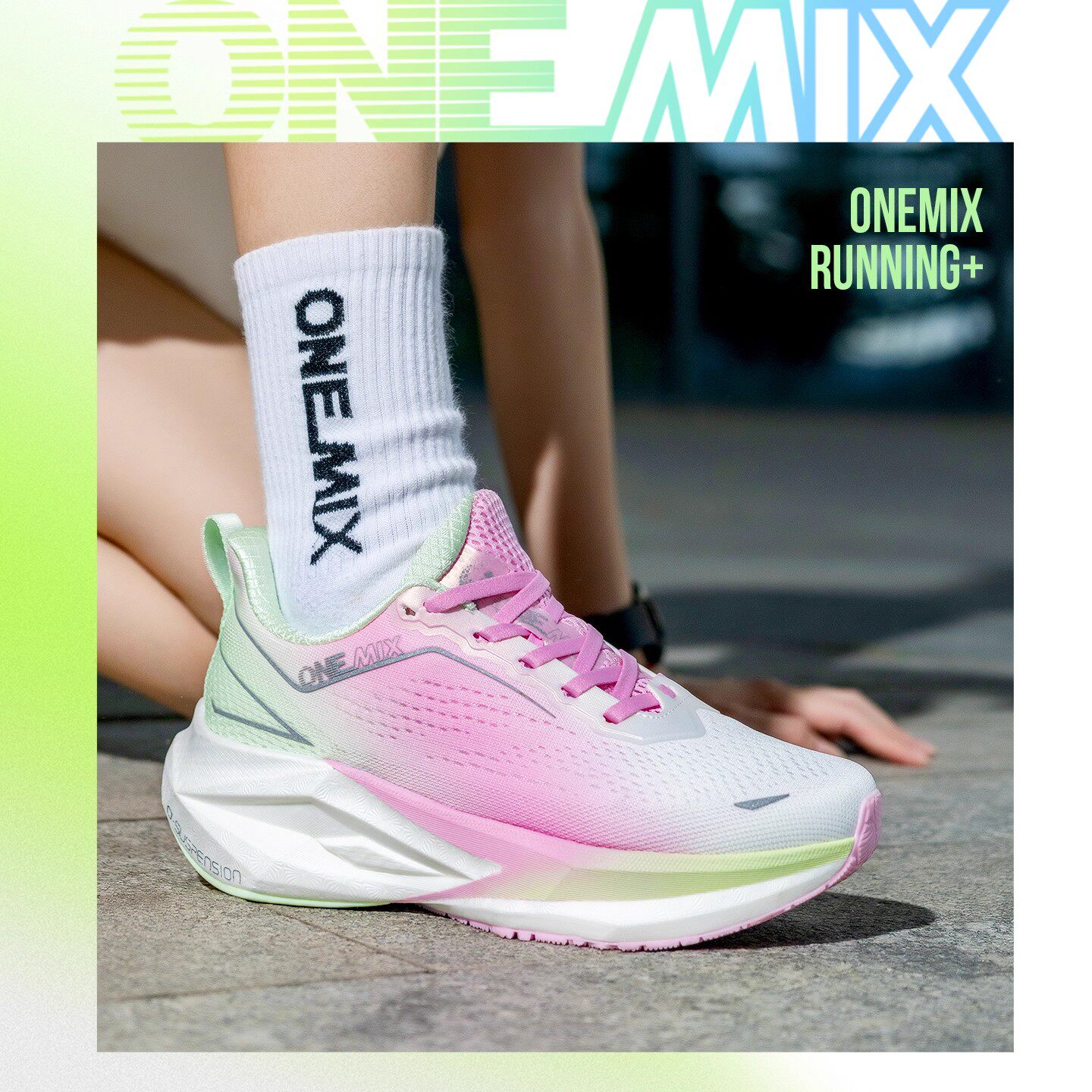ONEMIX Running Shoes for Men S - Reflective Night Running Shoes recension och pris