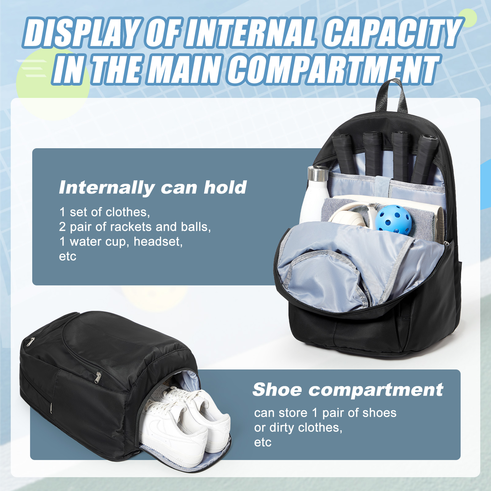 Tennis Bag Tennis Backpack 2 R - Women'S Shoes recension och pris