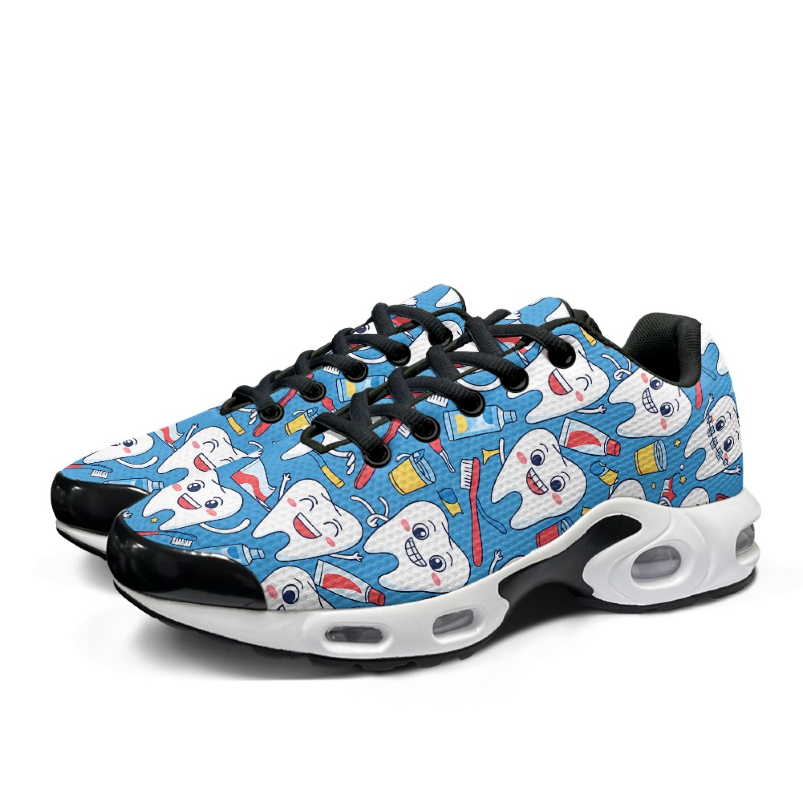 PENSTROLL Cute Cartoon Teeth A - Air Cushion Jogger Shoes Men recension och pris