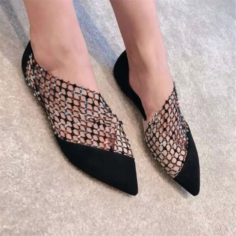 Ladies Rhinestone Mesh Pointed - Women'S Shoes recension och pris